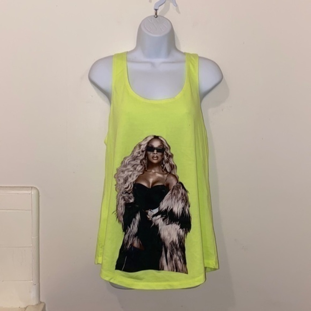 Women’s Mary J. Blige Royalty Tour Neon Tank Top